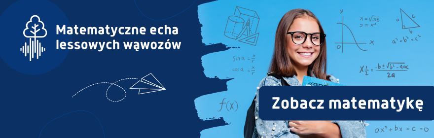 Logo projektu Matematyczne echa lessowych wąwozów &ndash; zobacz matematykę!